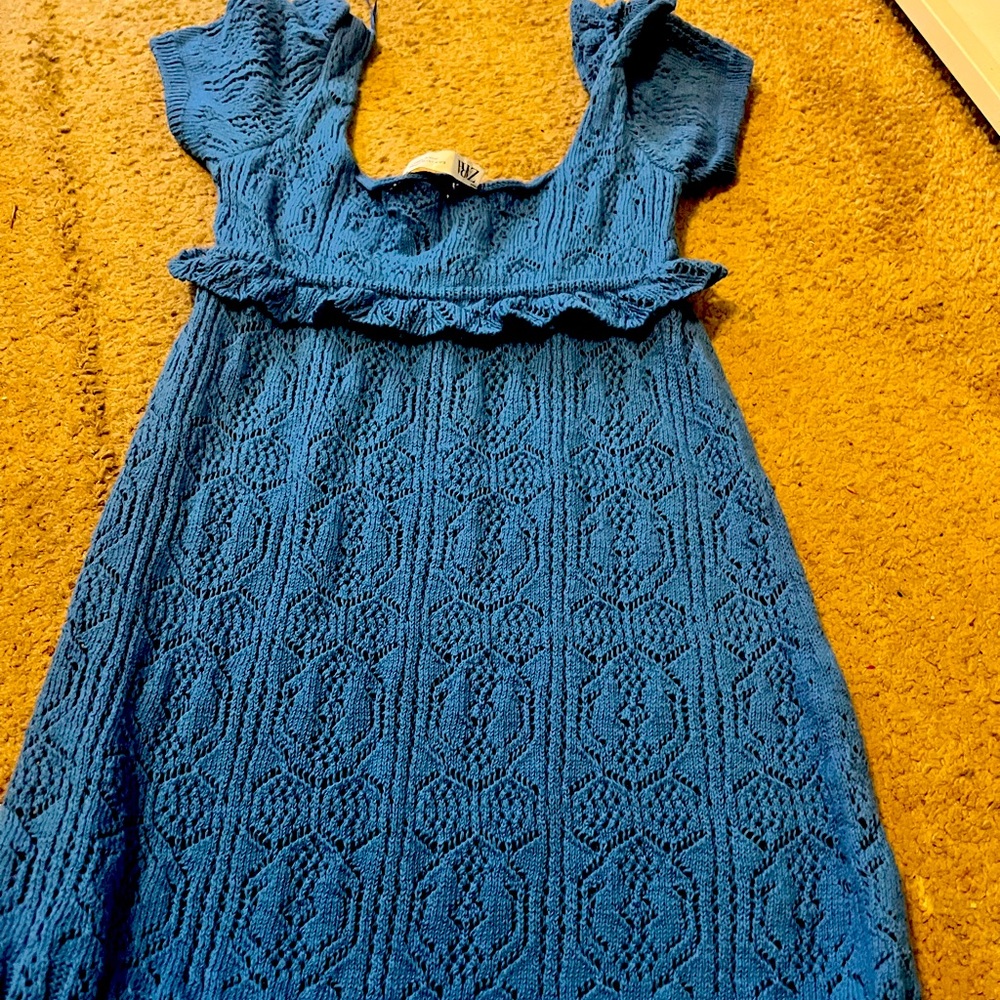 Zara crotchet dress